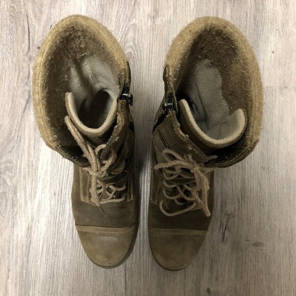 L.L. Bean Women's Size 8 Park Ridge All Weather Boots Waterproof Olive Green - Picture 6 of 10